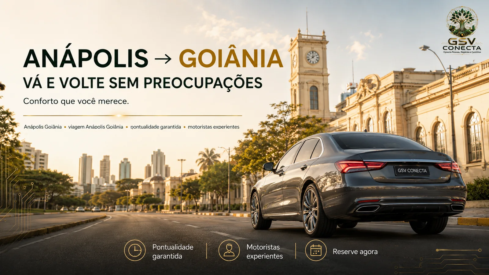 Vá e volte entre Anápolis e Goiânia sem preocupações - Anápolis Goiânia, viagem Anápolis Goiânia, transporte Anápolis Goiânia