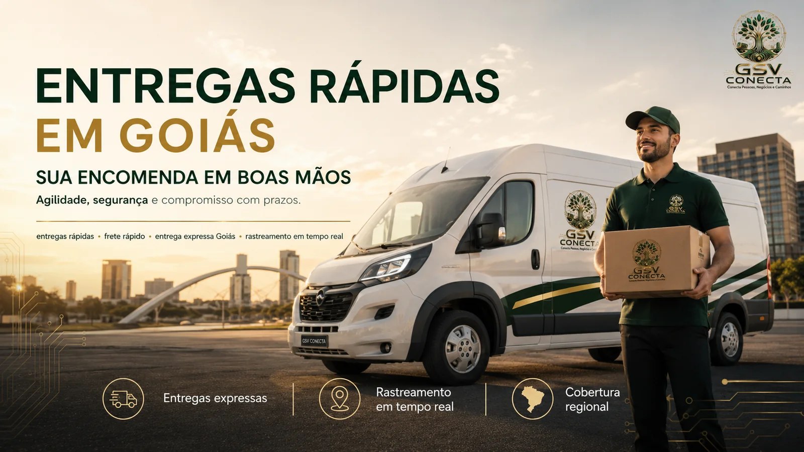 Entregas rápidas em Goiás com rastreio e cuidado - entregas rápidas em Goiás, frete rápido Goiás, entrega expressa Goiás