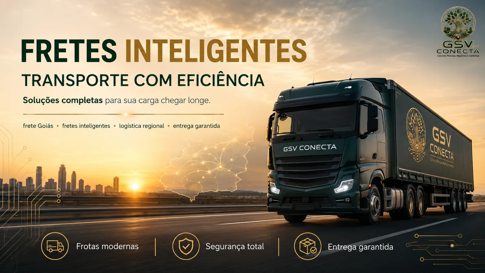 Fretes inteligentes e logística regional em Goiás - frete Goiás, fretes inteligentes, logística regional Goiás