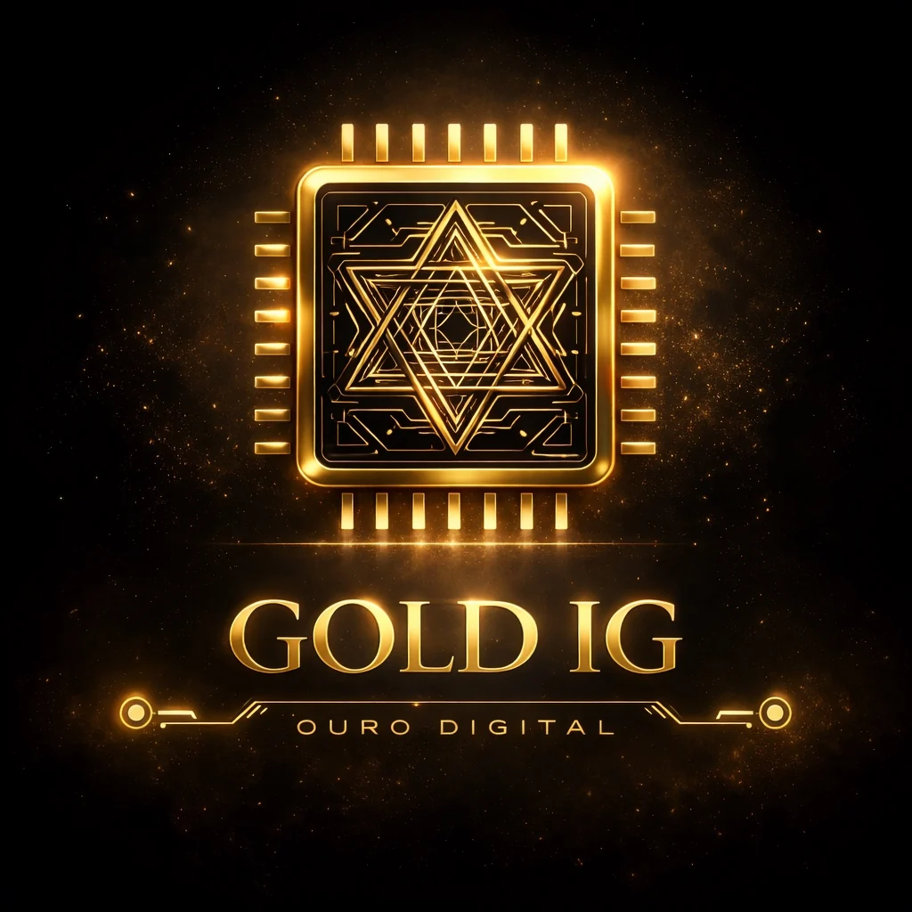 Logomarca Gold IG Ouro Digital