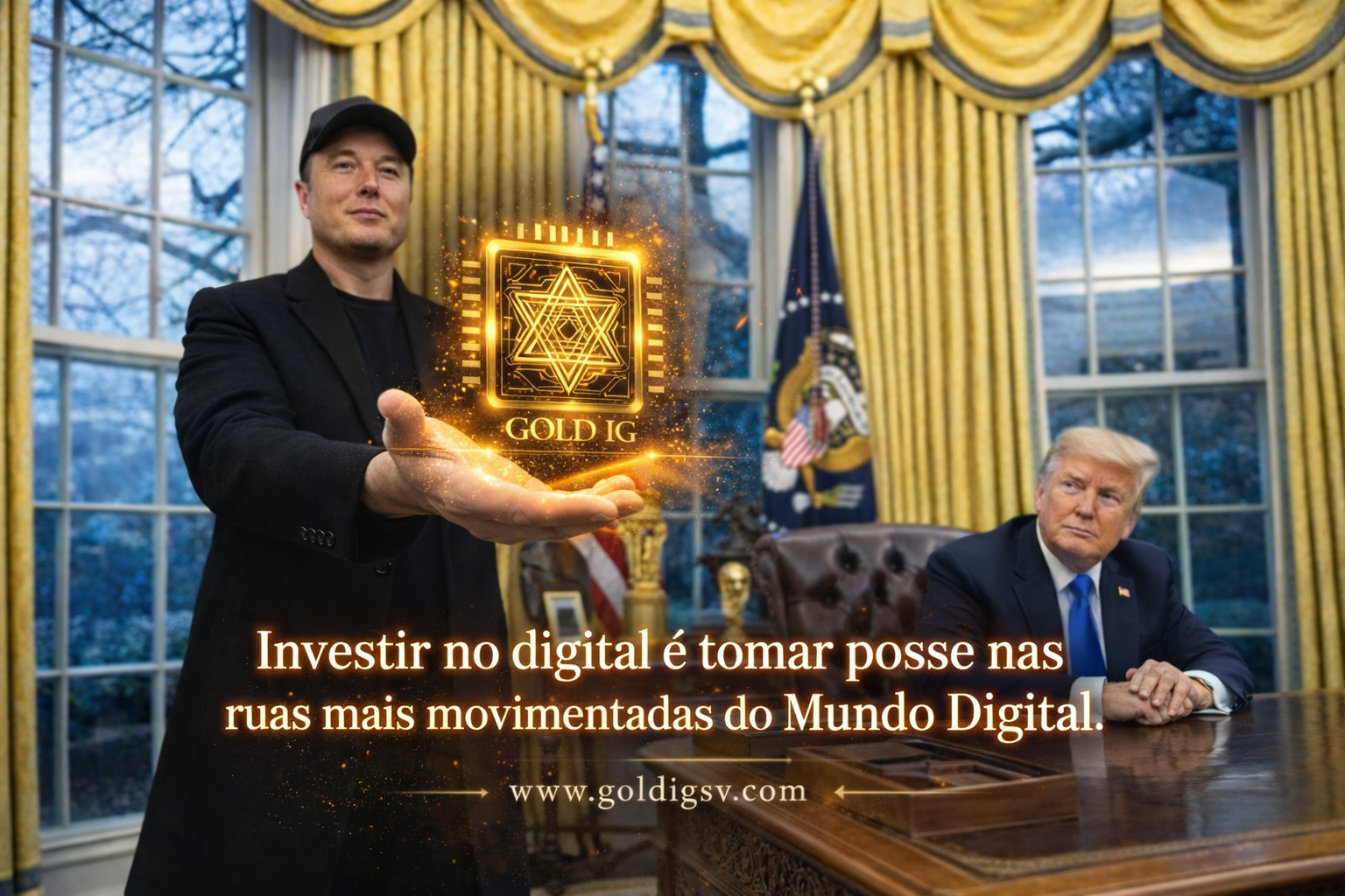 GOLDIGSV - Investir no digital é tomar posse nas ruas mais movimentadas do Mundo Digital